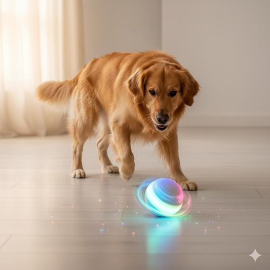 Balle Interactive USB pour Chien | Lumidog - Stimulation Mentale