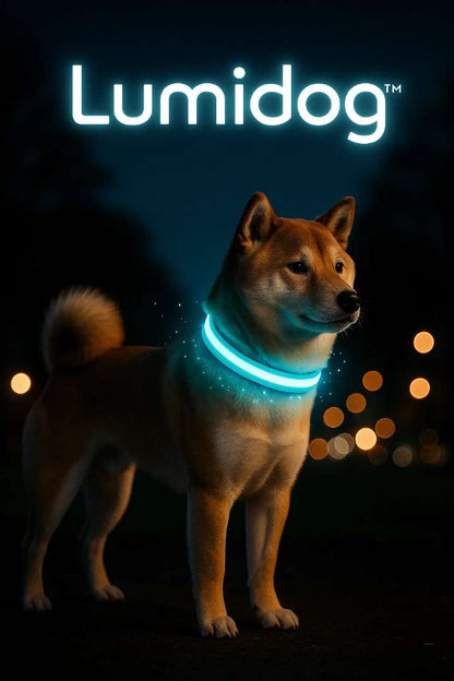 Collier Lumineux pour Chien Lumidog™ – Sécurité Nocturne & Style Assuré